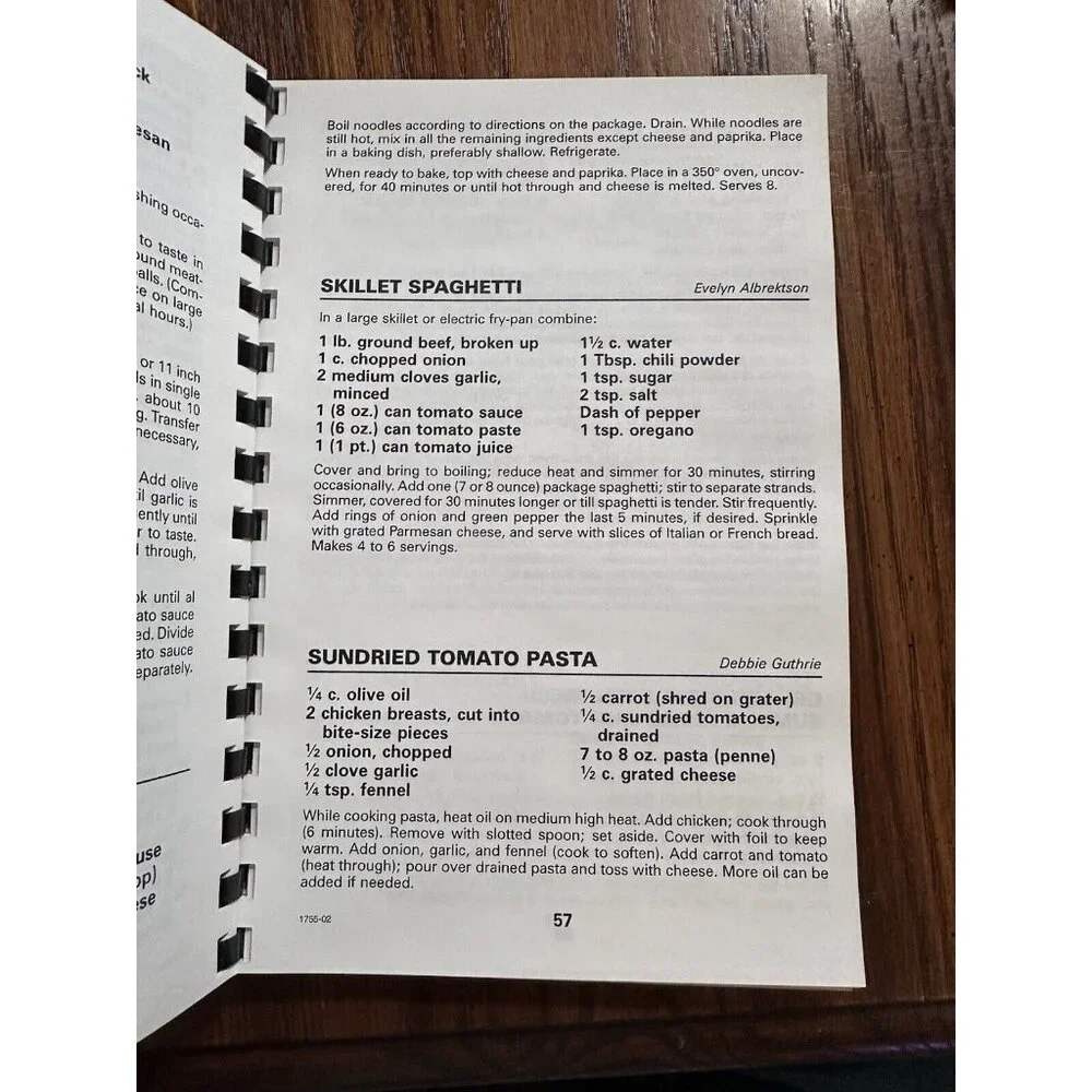 Cookbook Recipes To‎ Remember United Methodist Women